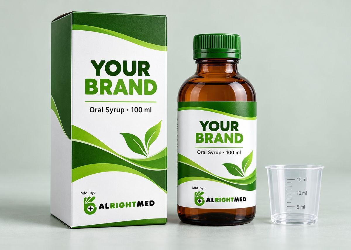 Liquid Orals packed under your brand name, manufactured by Alrightmed