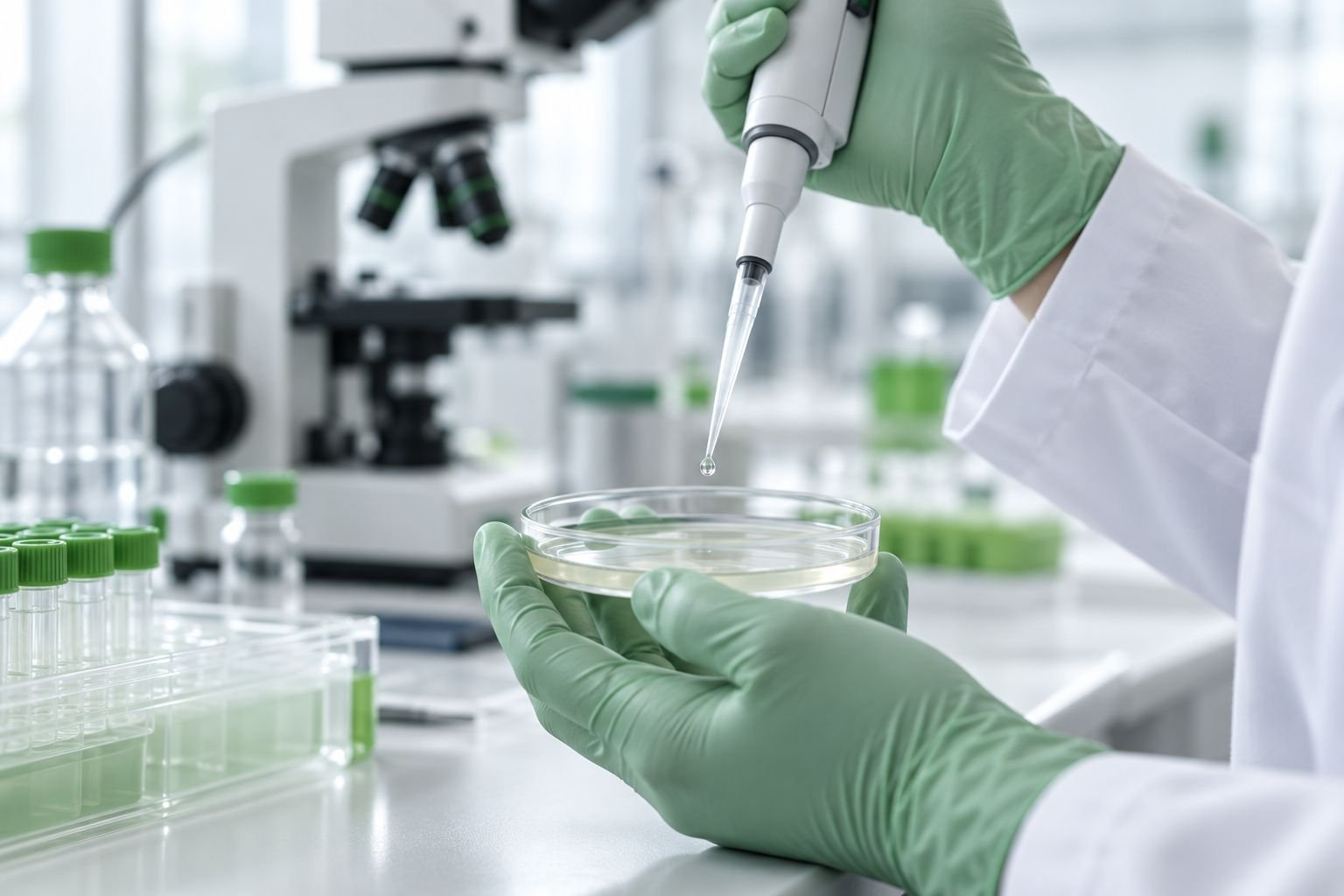 Sample preparation in the laboratory
