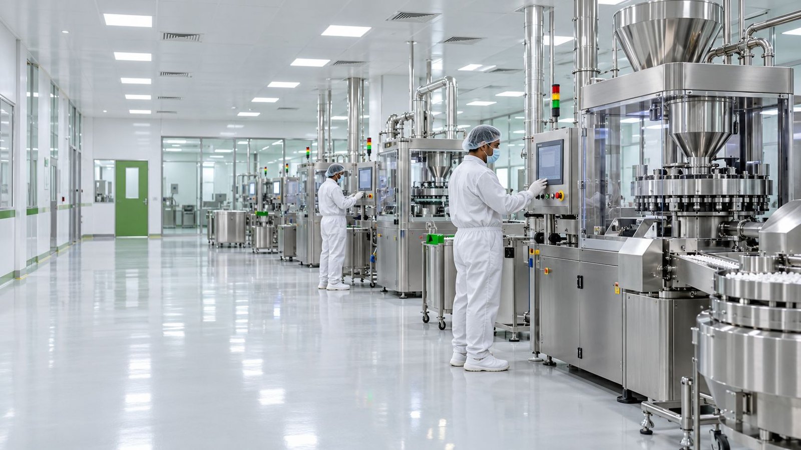 Tablet production hall